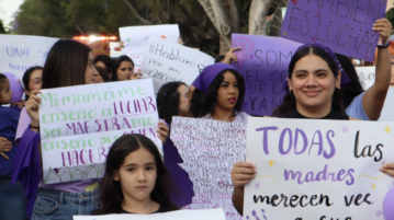 Women marched March 8 to support survivors of violence
